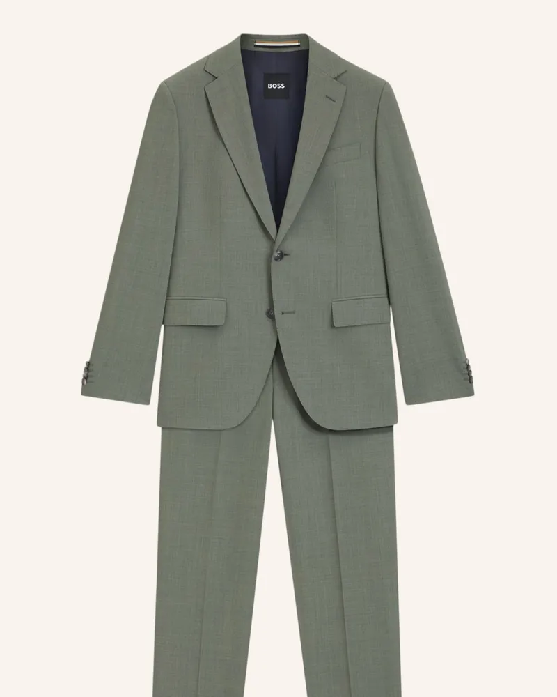 HUGO BOSS Business Anzug H-JECKSON-2PCS-253 Regular Fit Grün