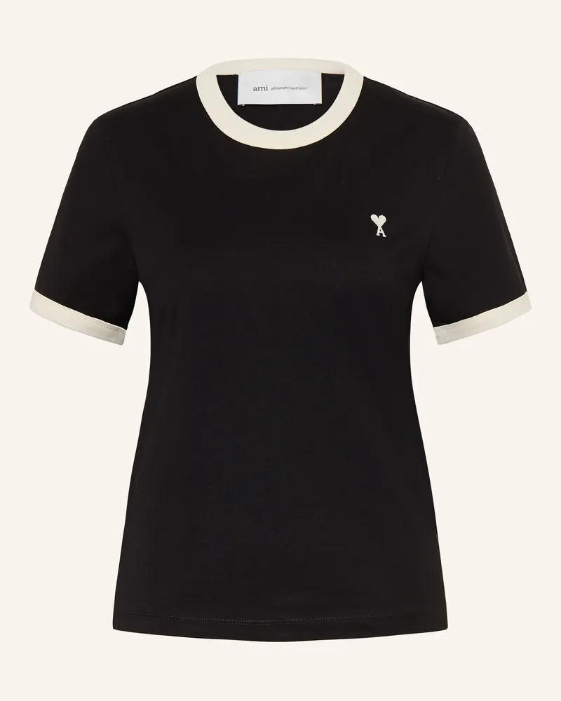 AMI Paris T-Shirt schwarz Schwarz