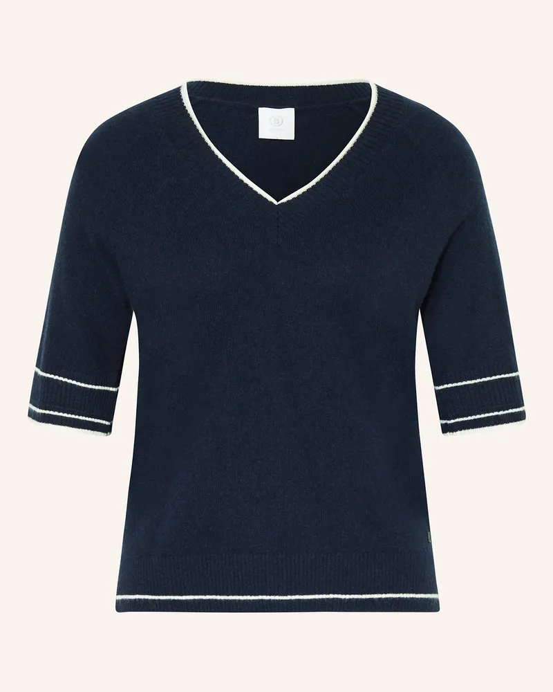 Bogner T-Shirt Chiri Mit Cashmere blau Dunkelblau