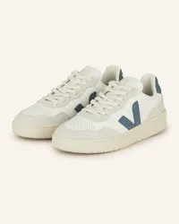 VEJA Sneaker V-90 - WEISS/ BLAU Beige