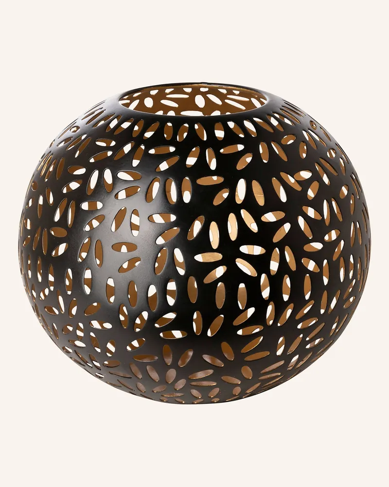 Fink Windlicht Daria schwarz Schwarz