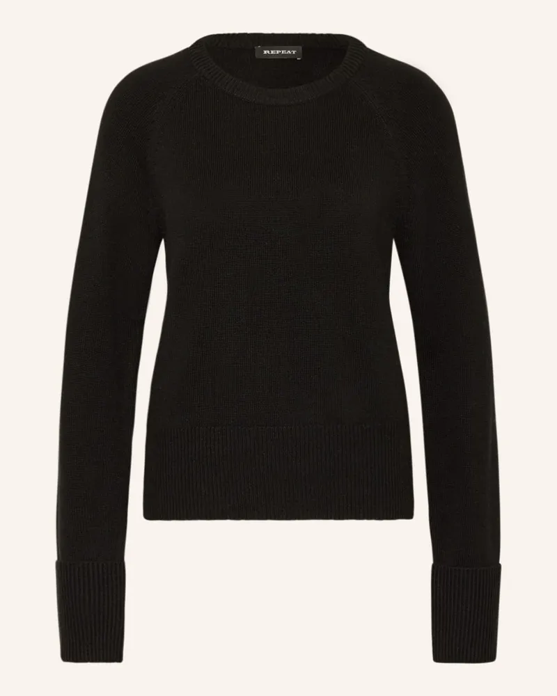 Repeat Pullover Schwarz