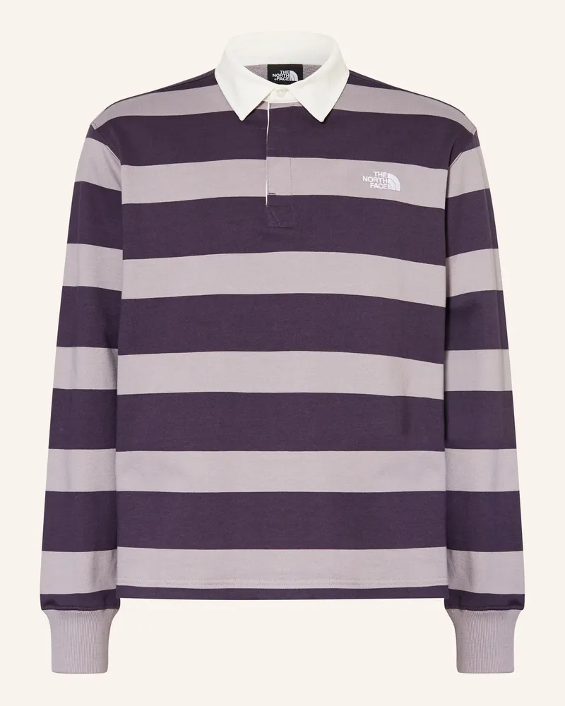 The North Face Rugbyshirt grau Helllila