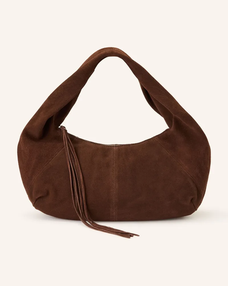 NÚNOO Beuteltasche Alma Small braun Dunkelbraun