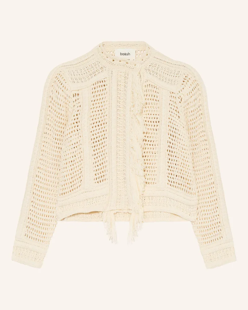 ba&sh Strickhülle Bianca weiss Creme