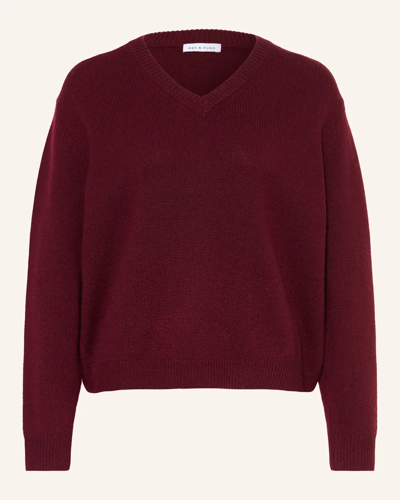 Mrs & HUGS Pullover rot Dunkelrot