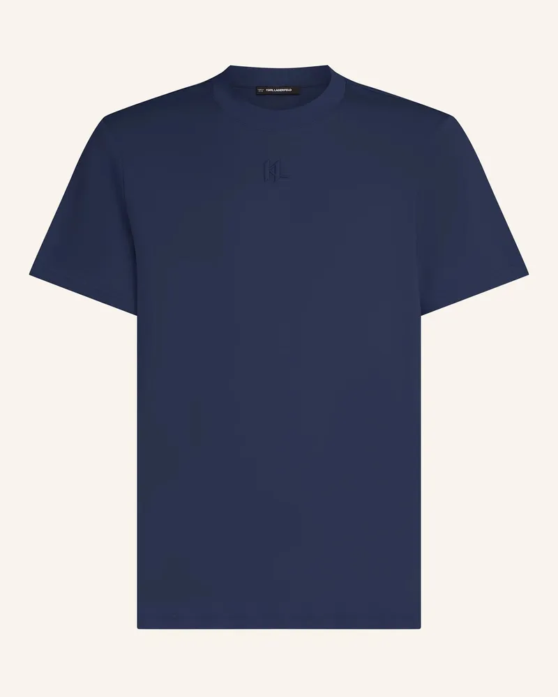 Karl Lagerfeld T-Shirt blau Dunkelblau