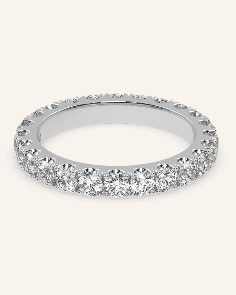 VEYNOU Ring Memory Aus 18 Karat Weißgold Mit 1,68ct. Lab-Grown Diamanten silber Weissgold