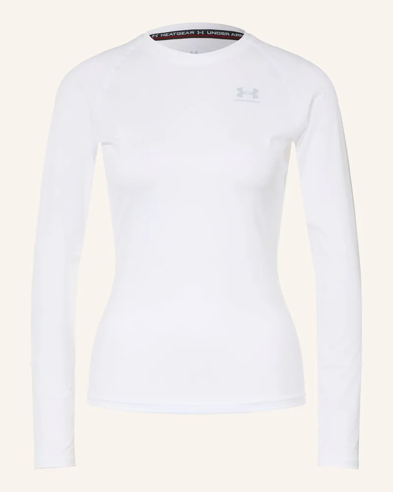 Under Armour Funktionsshirt Ua Hg Authentics Comp weiss Weiss
