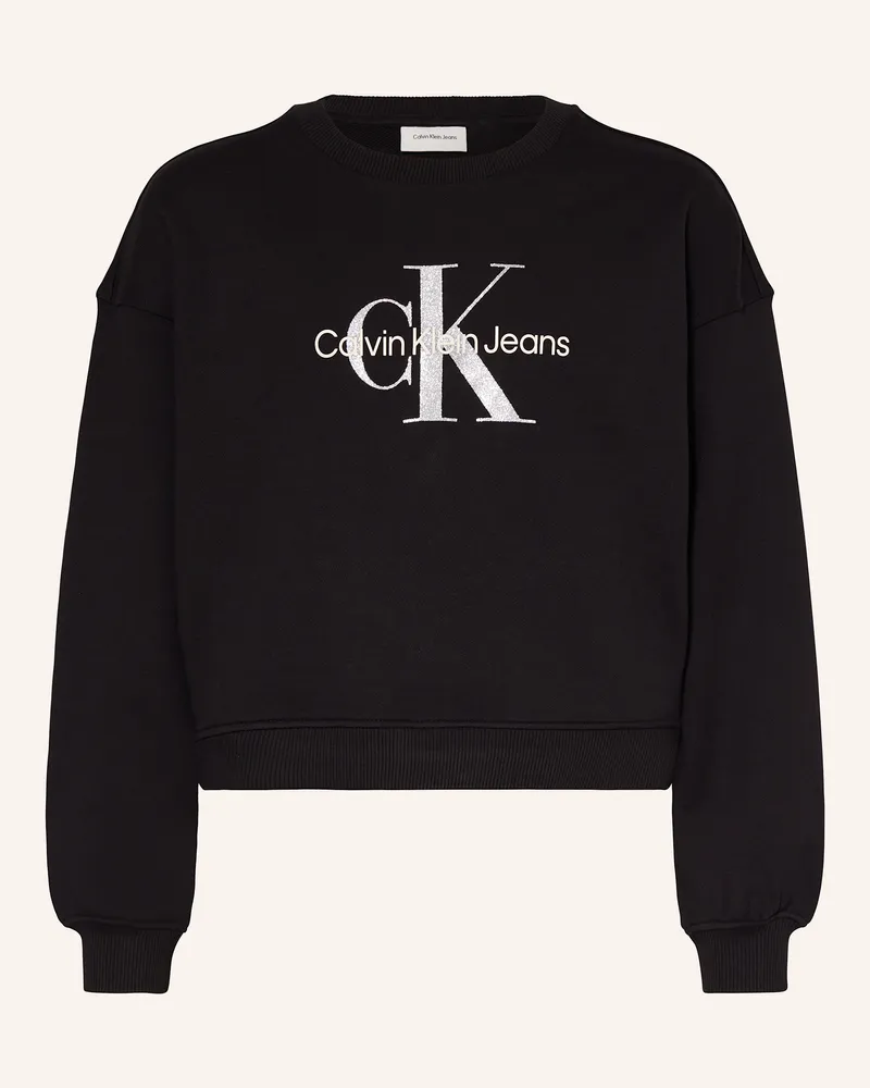Calvin Klein Sweatshirt schwarz Schwarz
