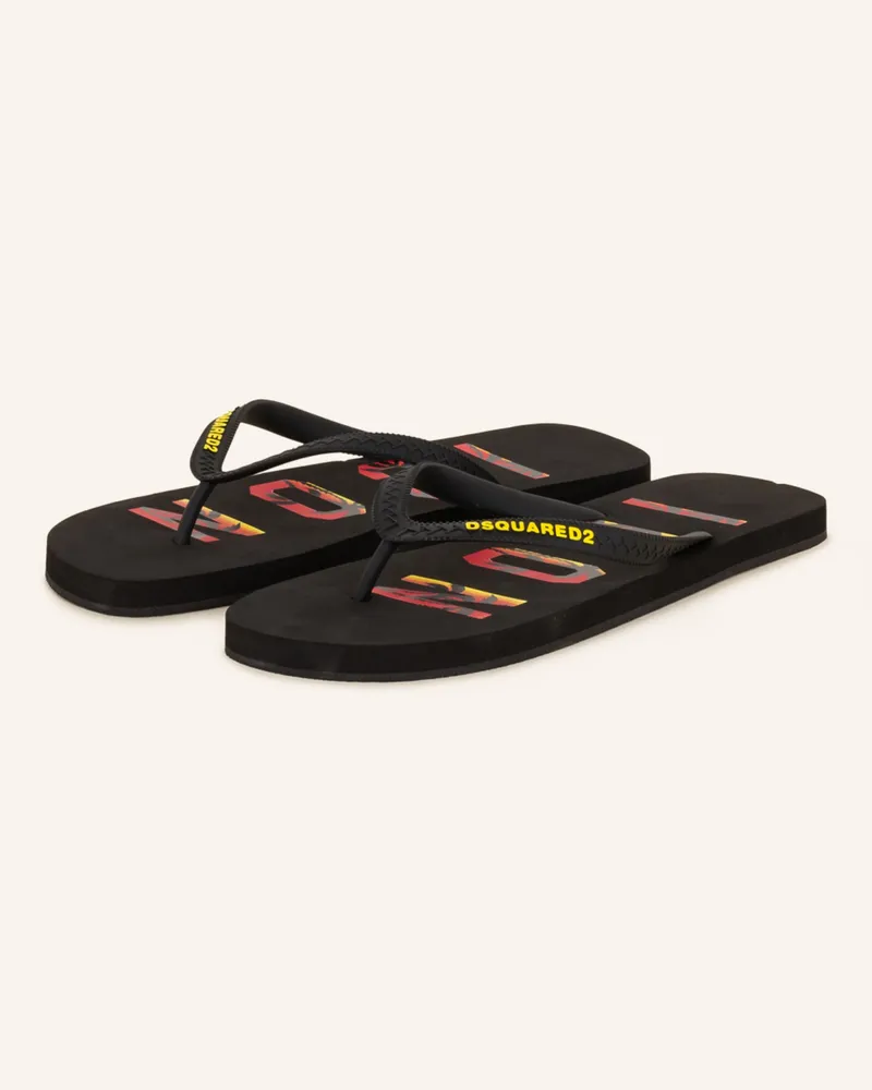 Dsquared2 Zehentrenner Schwarz