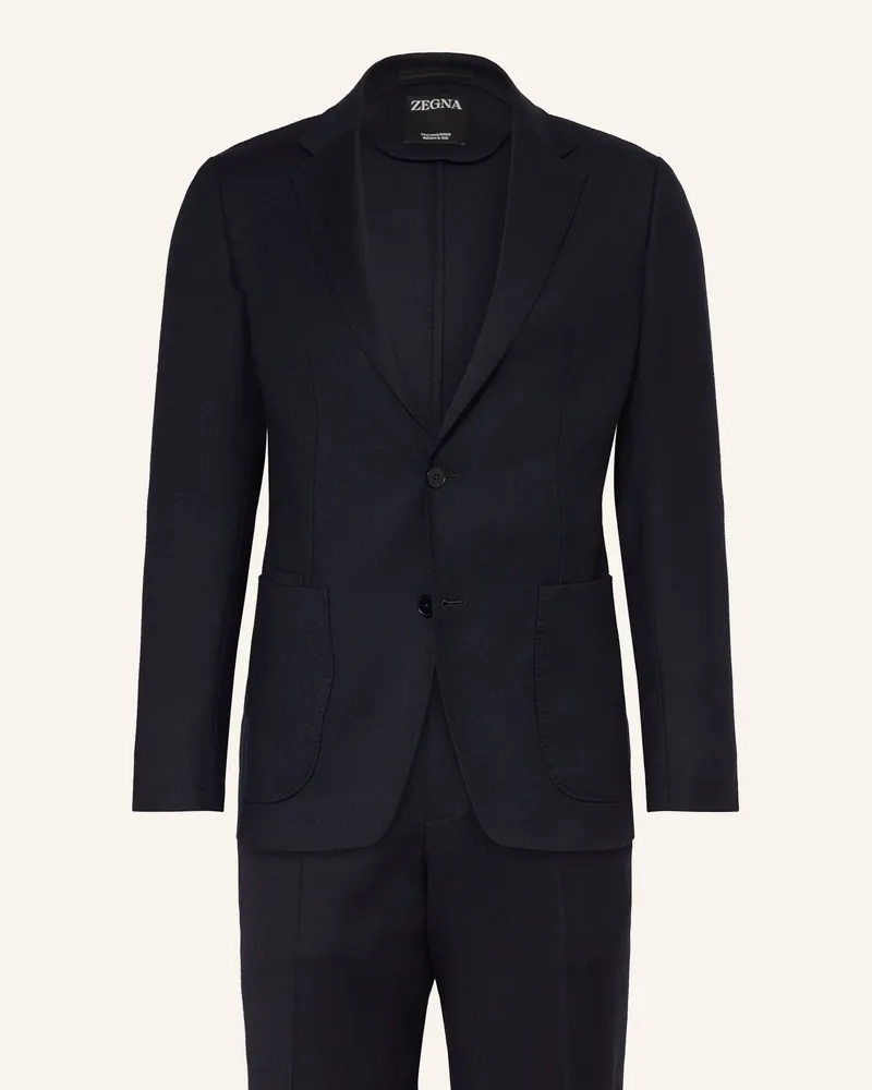 Ermenegildo Zegna Anzug Drop 8 Extra Slim Fit blau Dunkelblau