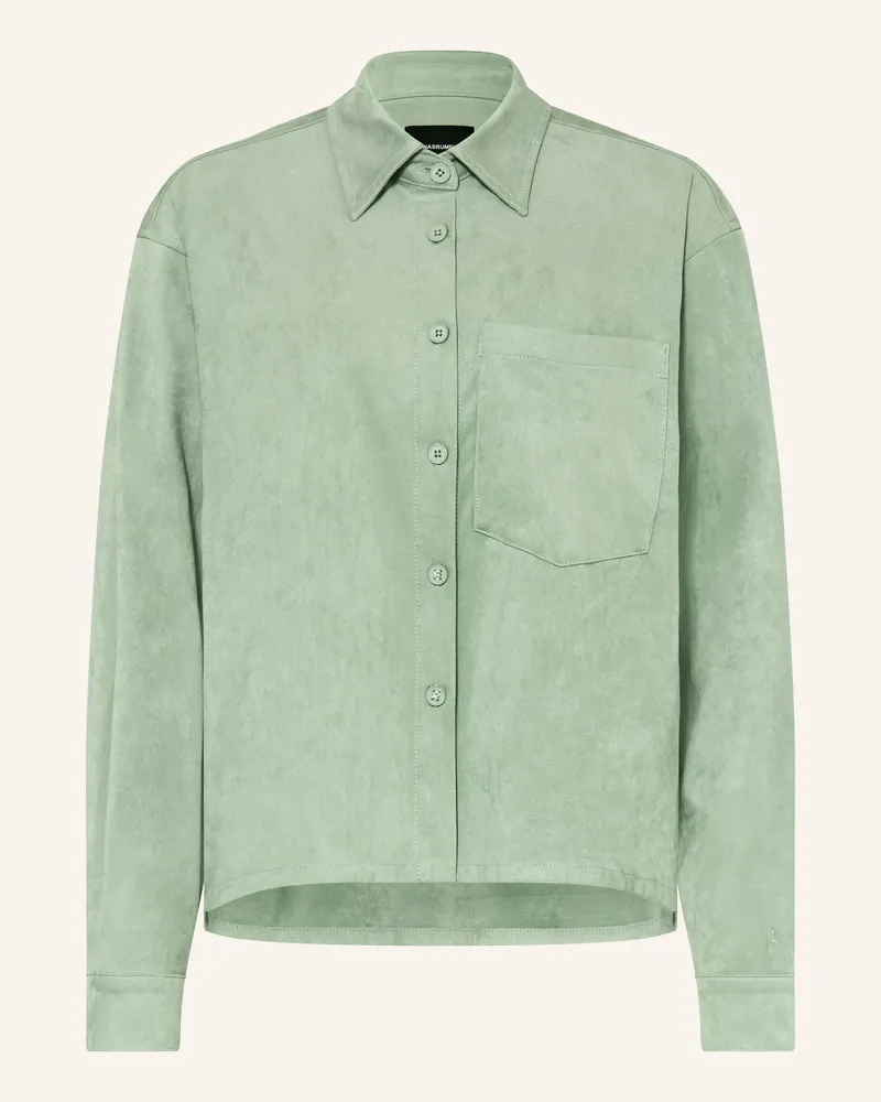 Elias Rumelis Hemdbluse Bebbi Aus Samt gruen Hellgrün