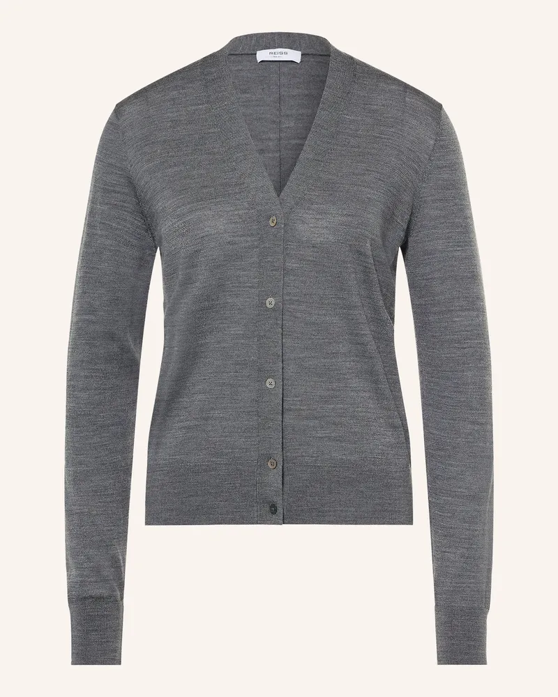 Reiss Strickjacke Simi grau Dunkelgrau
