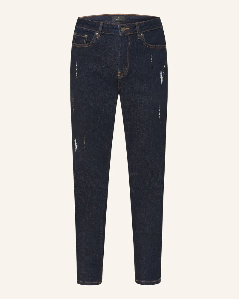 monari Cropped Jeans mit Schmucksteinen 751