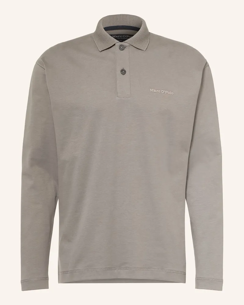 Marc O'Polo Jersey-Poloshirt Relaxed Fit grau Grau