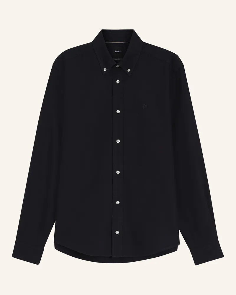 HUGO BOSS Hemd H-Liam-Bd-E-c1-263 Regular Fit blau Dunkelblau