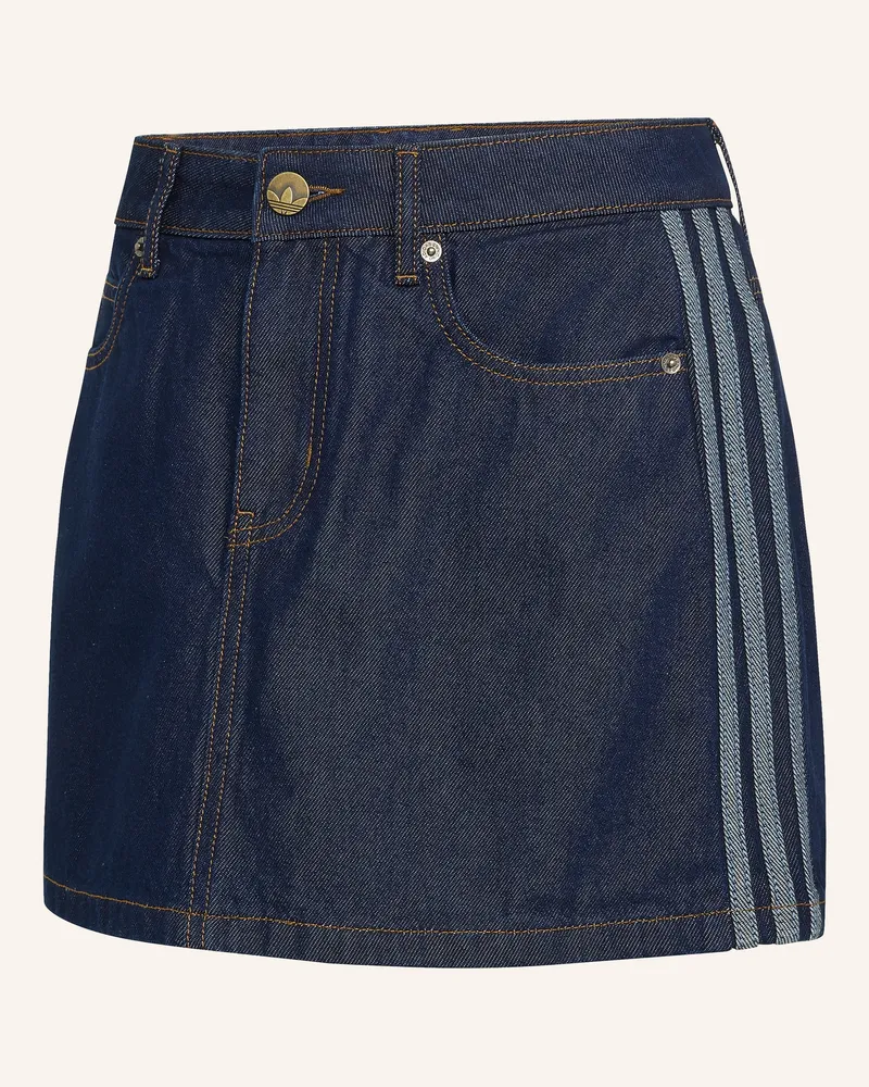 adidas Jeansrock 3-Streifen blau Dunkelblau