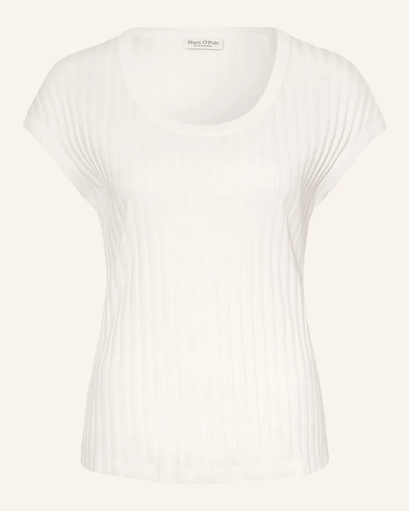 Marc O'Polo T-Shirt weiss Creme