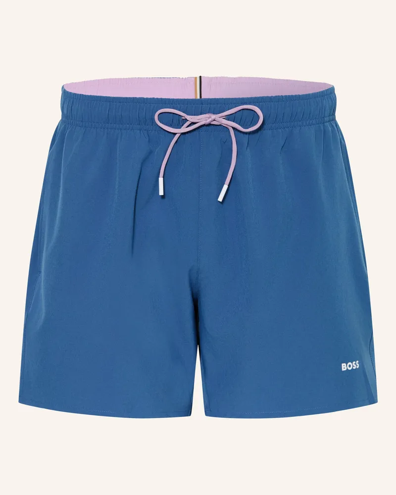 HUGO BOSS Badeshorts Tio blau Blau