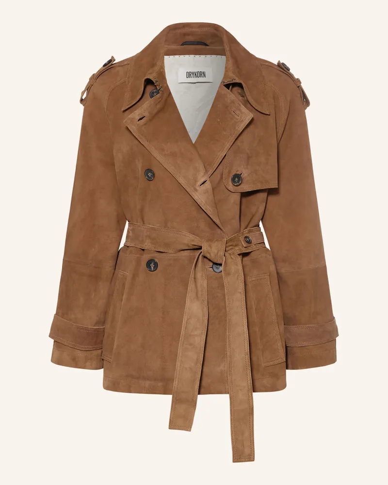 Drykorn Lederjacke Penley braun Cognac