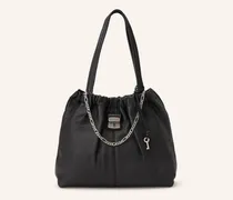 Schultertasche The Cristina Tote Hobo Chain schwarz
