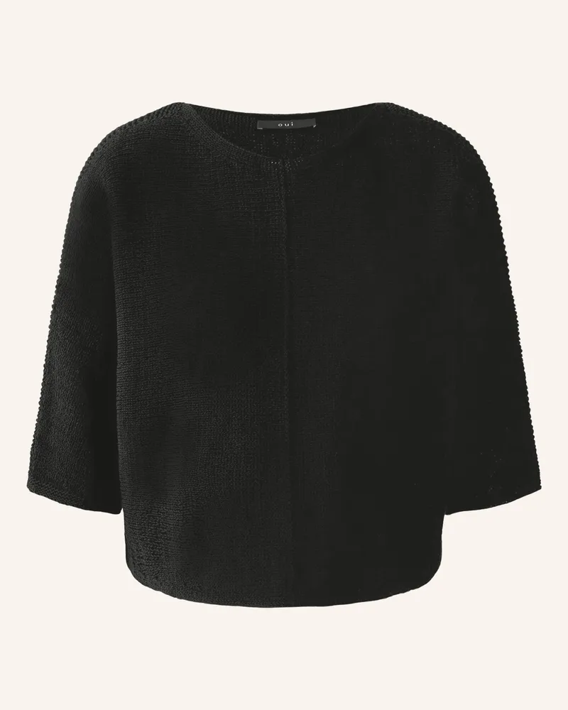 Oui  Pullover schwarz Schwarz