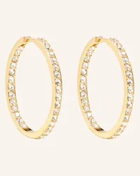 POMPIDOU Ohrringe LILLIAN BIGGIE PAVé by GLAMBOU Gold