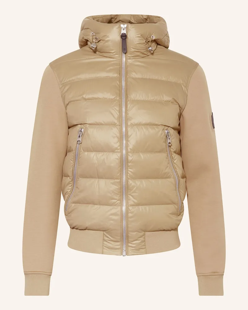 Mackage Daunenjacke FRANK-R im Materialmix Camel