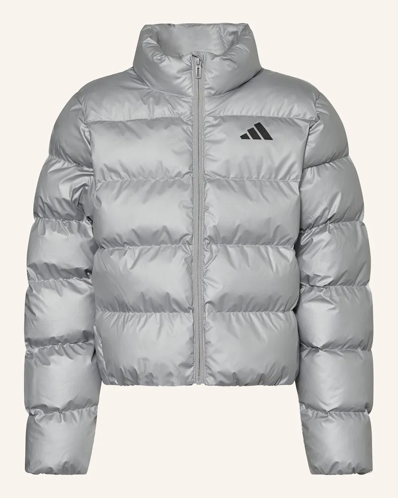 adidas Steppjacke J SD GLAM JKT Silber