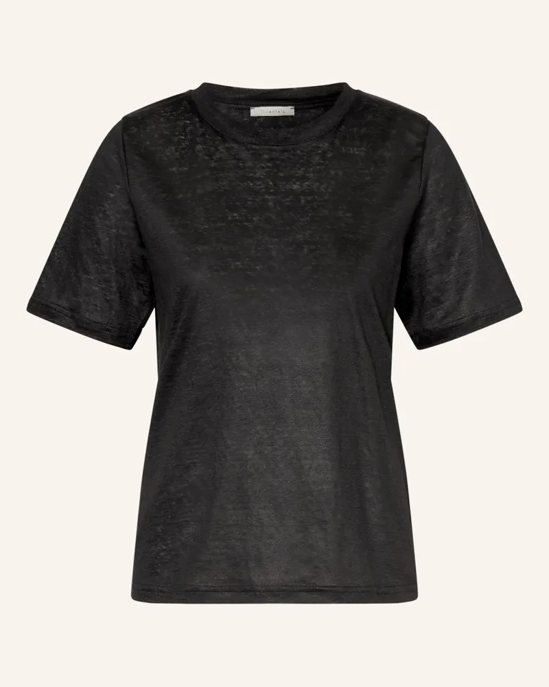 lilienfels T-Shirt Aus Leinen schwarz Schwarz
