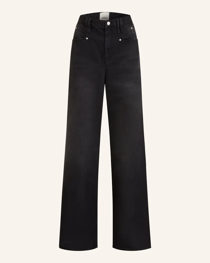 Isabel Marant Straight Jeans Lemony-Gb schwarz 01bk