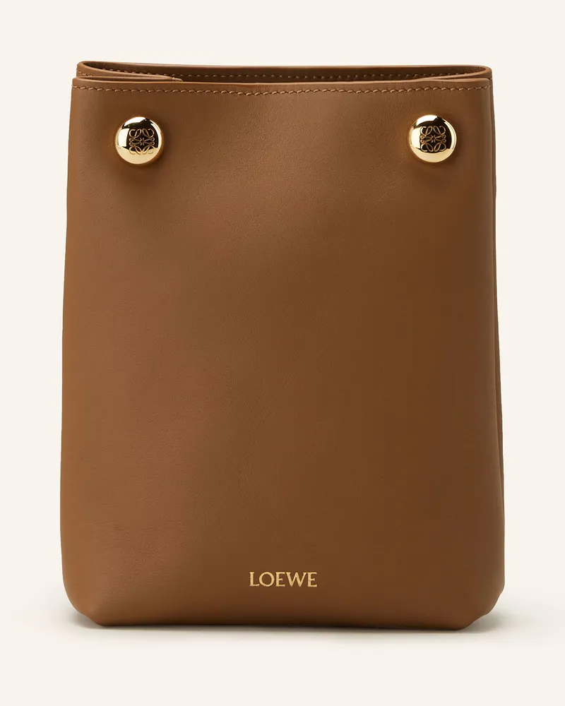 Loewe Umhängetasche Pebble braun Camel