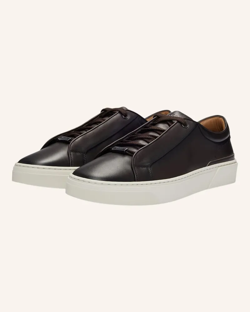 HUGO BOSS Sneaker GARY_TENN_BUHD - DUNKELBRAUN Braun