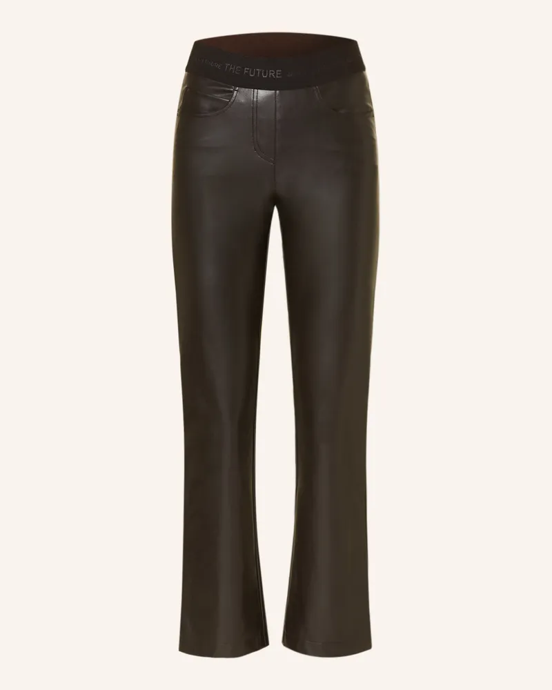 Cambio Hose FELICE in Lederoptik Dunkelbraun