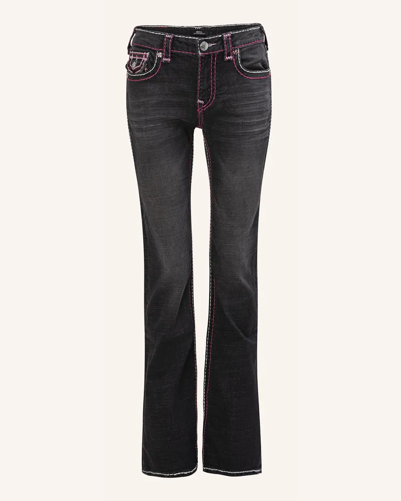 True Religion Jeans BECCA Super T Schwarz