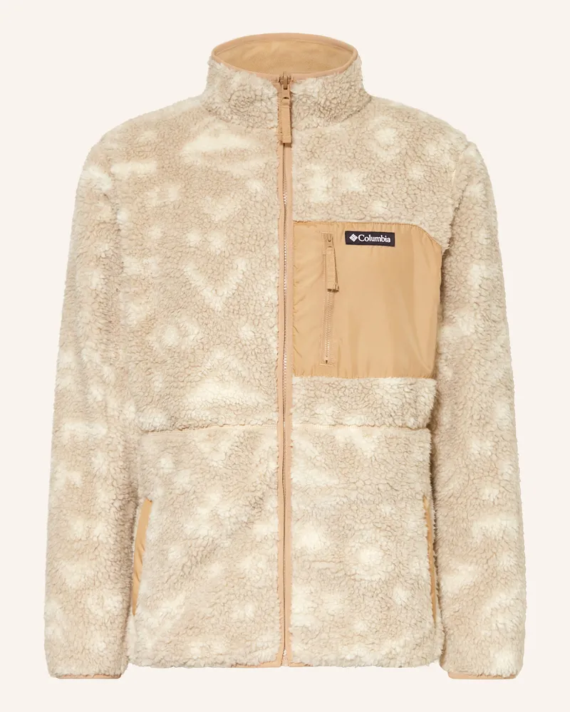 Columbia Sportswear Company Fleecejacke Winter Pass™ Zum Wenden beige Creme