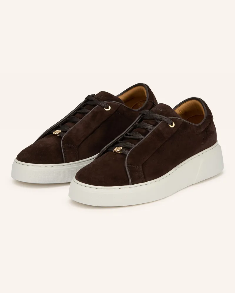 HUGO BOSS Sneaker Gabry braun Dunkelbraun