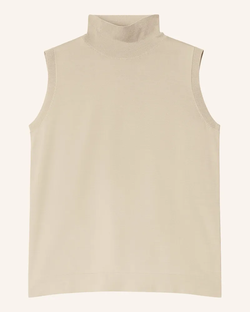 Marina Rinaldi Stricktop SMAESTA mit Schmucksteinen Beige