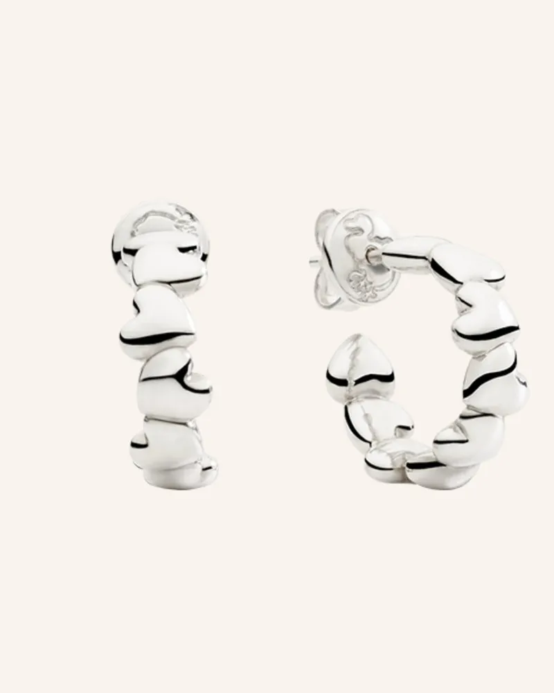 DoDo Creolen Cuore silber Silber