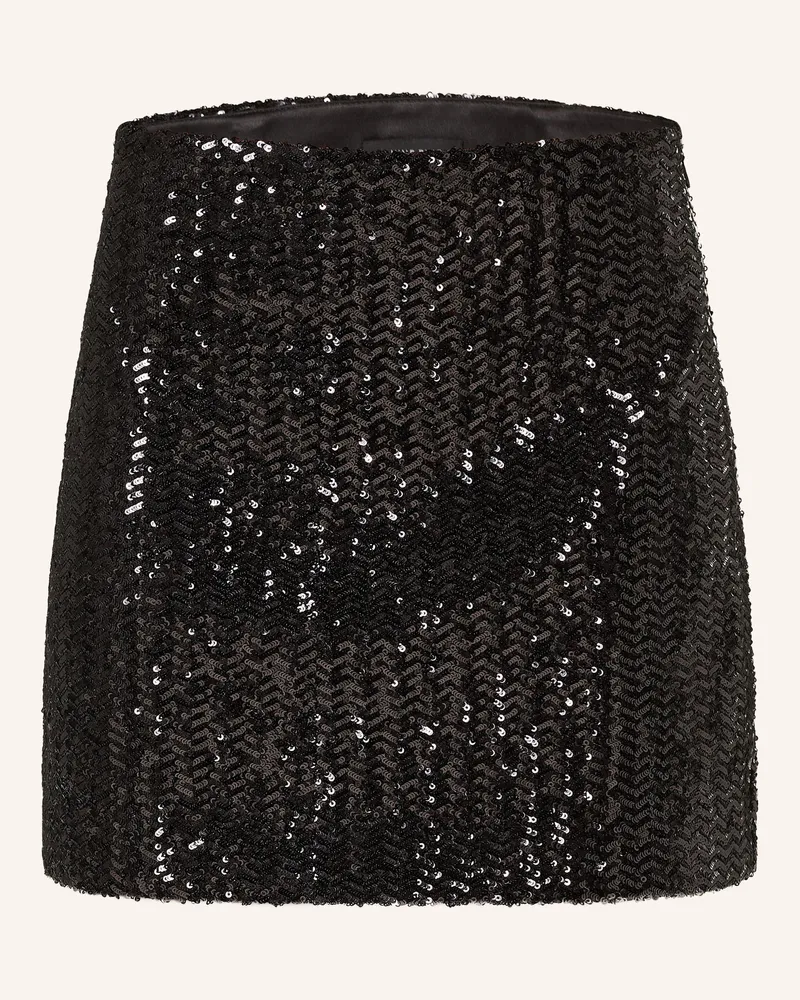 Anine Bing Paillettenrock TIERRA Schwarz