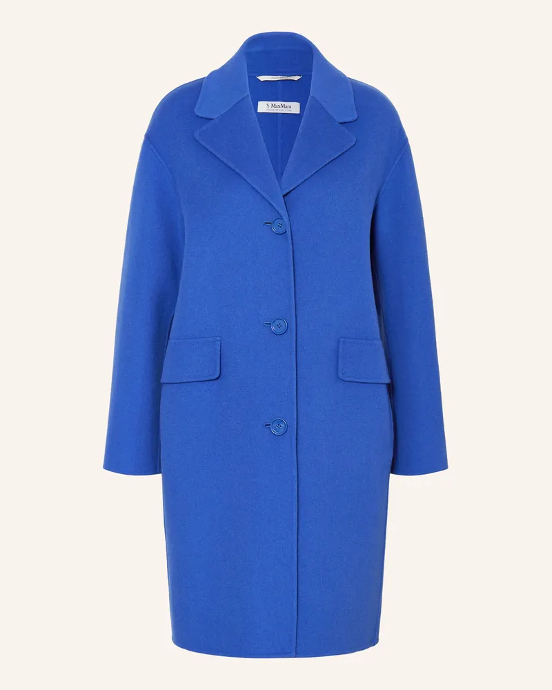 Max Mara Wollmantel CIELO Blau