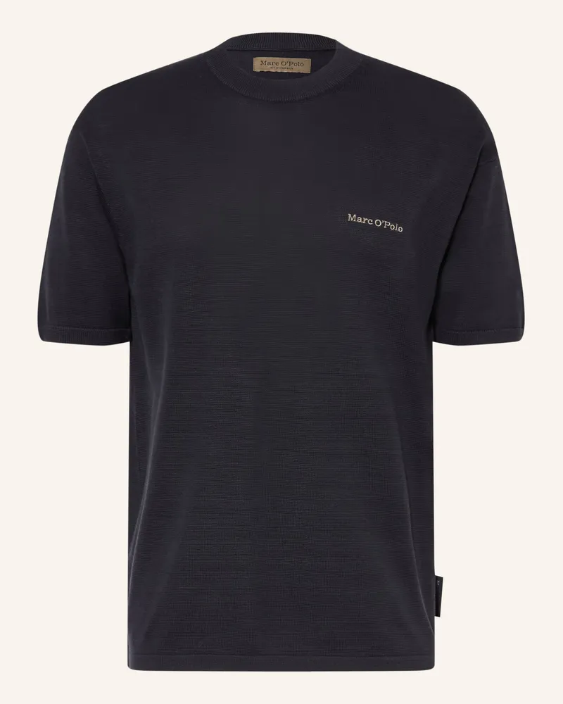 Marc O'Polo Strickshirt blau Dunkelblau