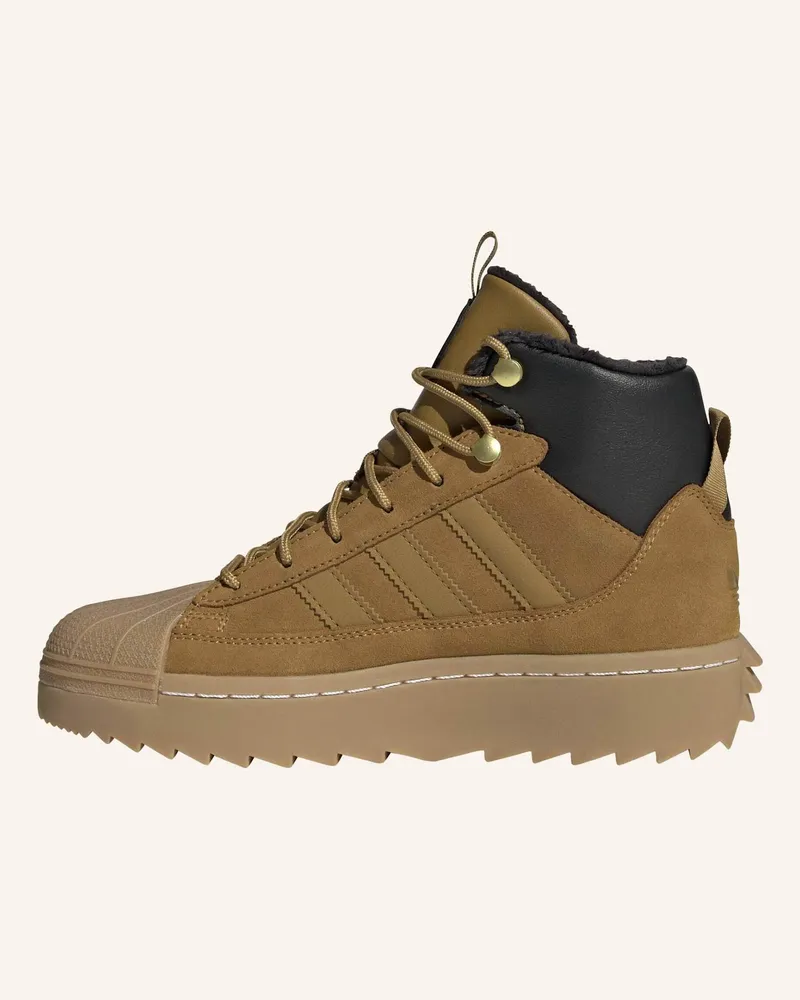 adidas SUPERSTAR WINTERIZED TREK SCHUHE FÜR KINDER Braun
