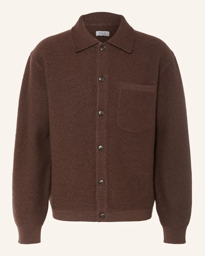 paul Strick-Overjacket braun Dunkelbraun