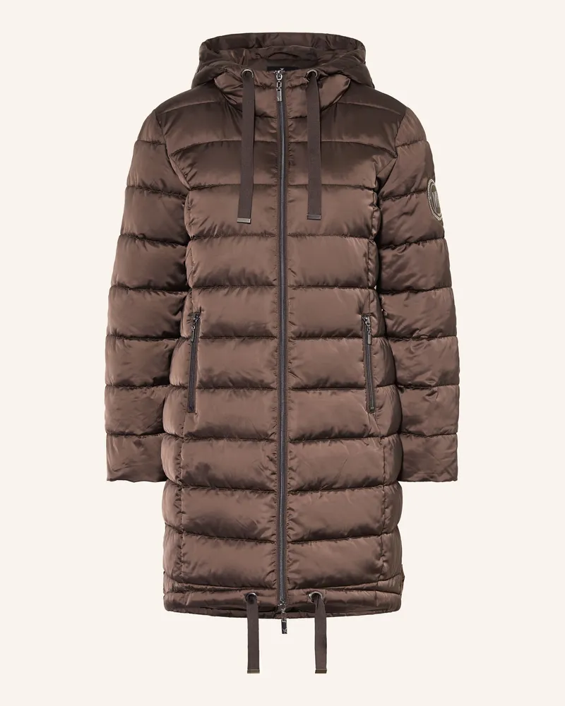 monari Steppmantel braun Dunkelbraun