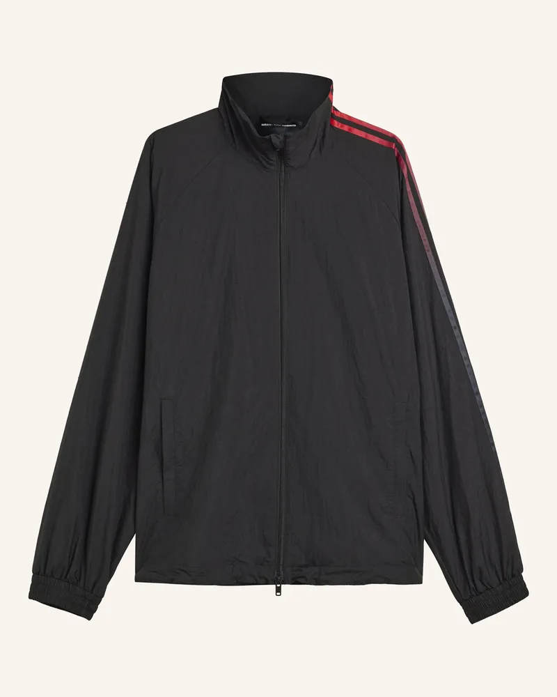 Y-3 Y-3 3-Streifen-Nylon-Trainingsjacke Mit Farbverlauf schwarz Schwarz