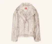 Kunstpelz-Jacke