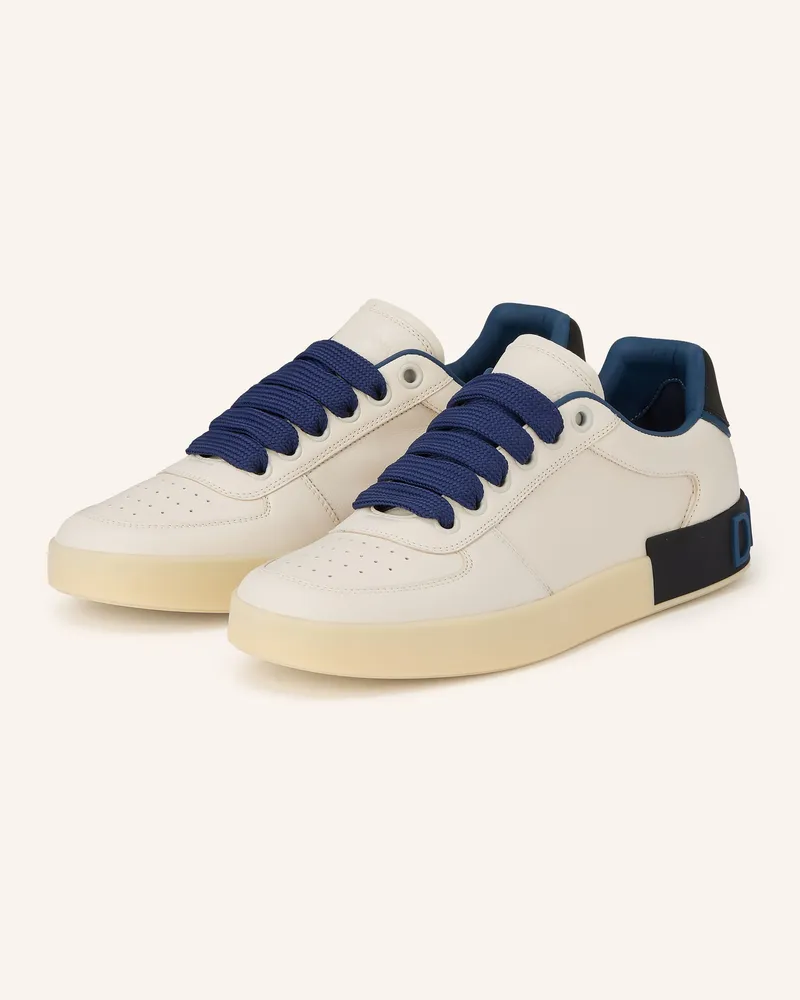 Dolce & Gabbana Sneaker Portofino weiss Ecru