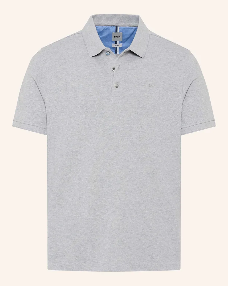 Brax Piqué-Poloshirt STYLE PETE Grau